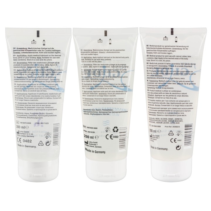3x200ml — lubrykant, pojemność 200 ml — Just Glide
