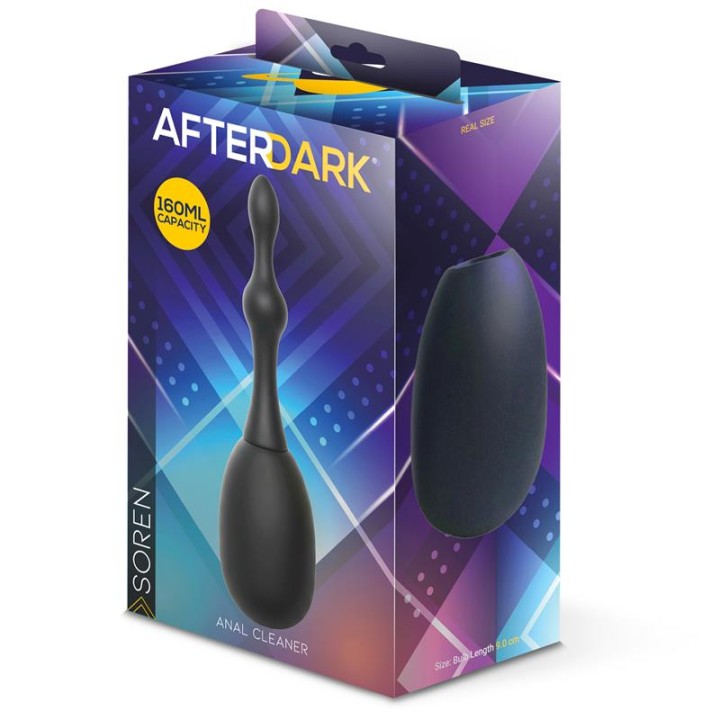 AFTERDARK: Soren Anal Cleaner, irygator analny, silikon