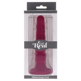 ToyJoy Get Real Ribbed Dong 6 Inch