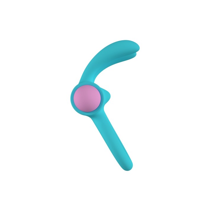 RINY VIBRATING RING W/ BLUE SILICONE USB CONTROLLER
