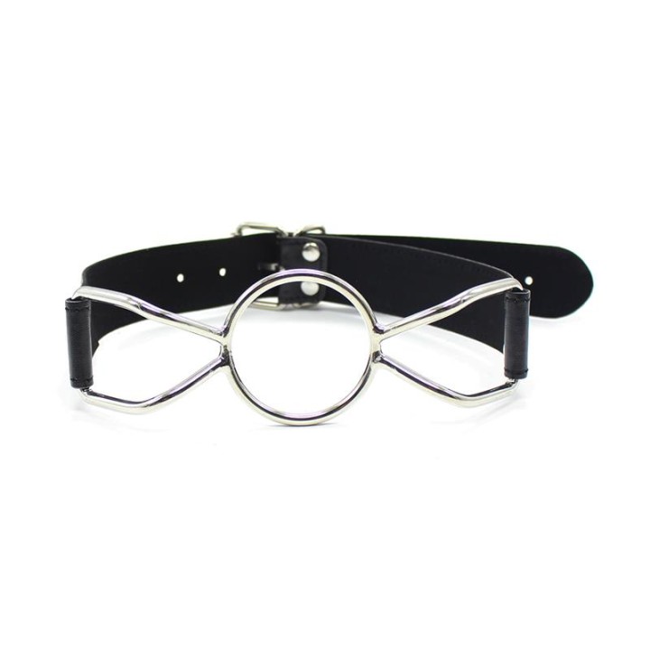 LATETOBED BDSM LINE: Metal O Ring Ball, knebel kulkowy, rozmiar M