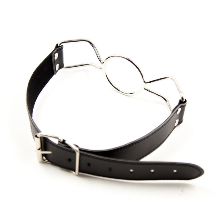 LATETOBED BDSM LINE: Metal O Ring Ball, knebel kulkowy, rozmiar M