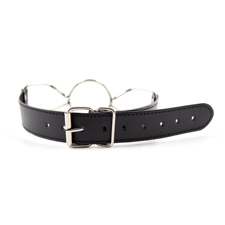 LATETOBED BDSM LINE: Metal O Ring Ball, knebel kulkowy, rozmiar M