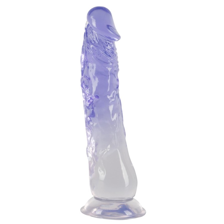 Clear Dildo 22.5: dildo, przyssawka | Crystal