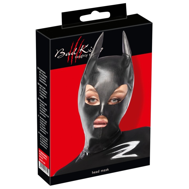Head Mask: maska erotyczna, poliester | Bad Kitty