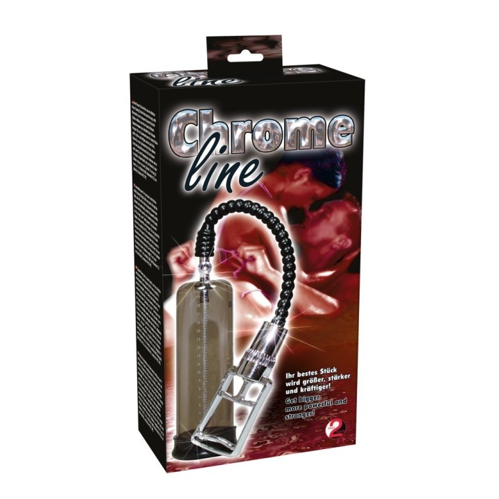 Chrome Line Penis pump — You2Toys; pompka do penisa