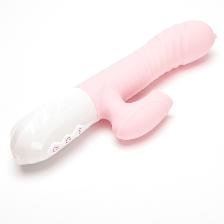 wibrator silikonowy króliczek różowy | Velvet Touch