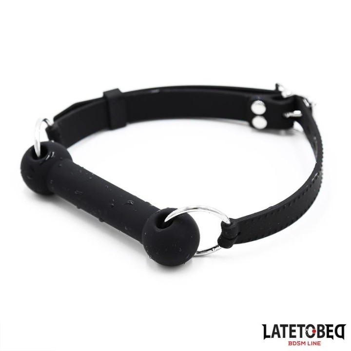 LATETOBED BDSM LINE: Silicone Bone Gag, knebel BDSM