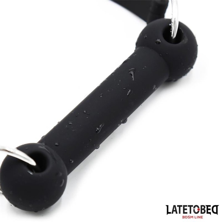 LATETOBED BDSM LINE: Silicone Bone Gag, knebel BDSM