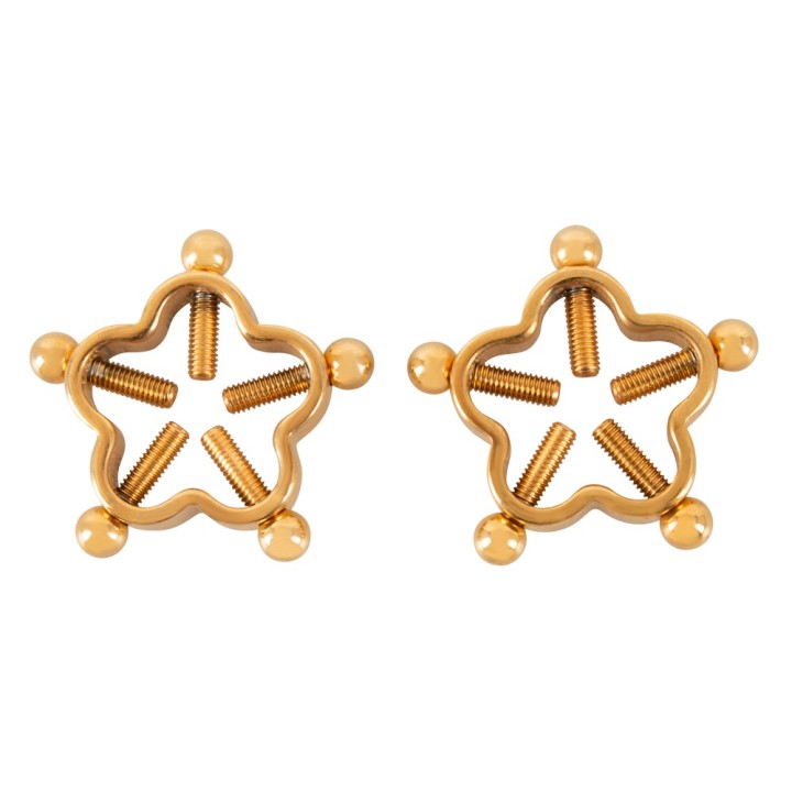 Zaciski na sutki | Nipple Jewellery Gol | Bad Kitty