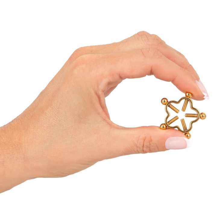 Zaciski na sutki | Nipple Jewellery Gol | Bad Kitty
