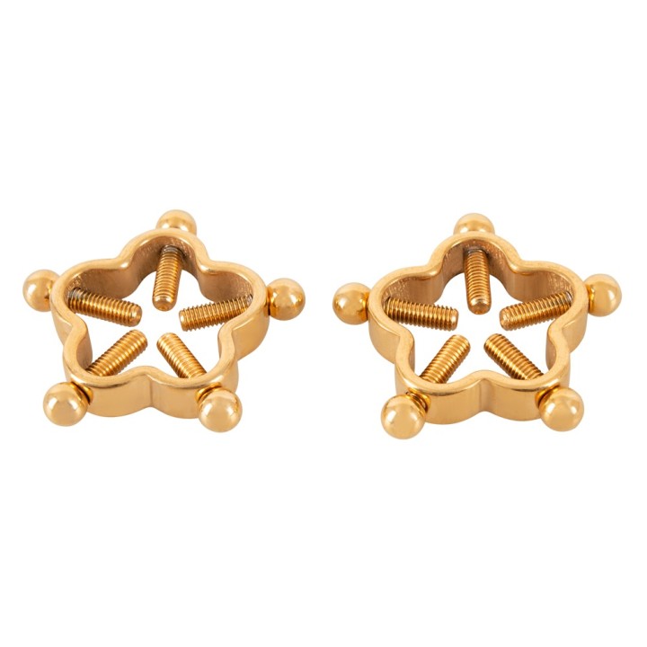 Zaciski na sutki | Nipple Jewellery Gol | Bad Kitty