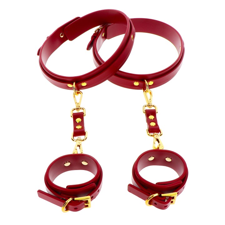 Skóra wegańska / Wrist To Thigh Cuff Set — Taboom