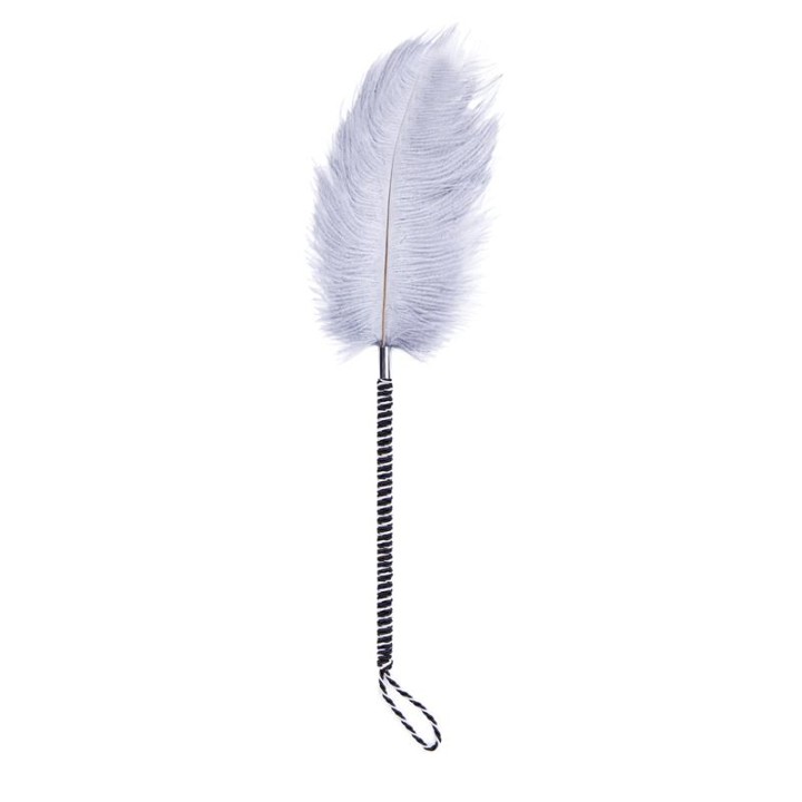 LATETOBED BDSM LINE: Feather Tickler Wrapped, łaskotka z piór