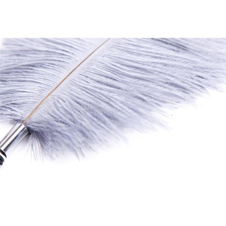 LATETOBED BDSM LINE: Feather Tickler Wrapped, łaskotka z piór