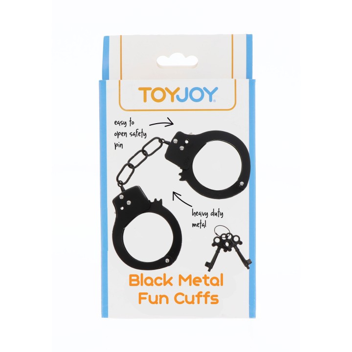 Metal Handcuffs | kajdanki erotyczne, szybkie zakładanie | ToyJoy