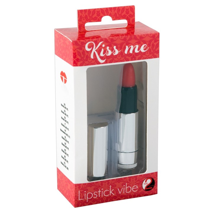 Kiss Me Lipstick | wibrator | regulowane prędkości | You2Toys