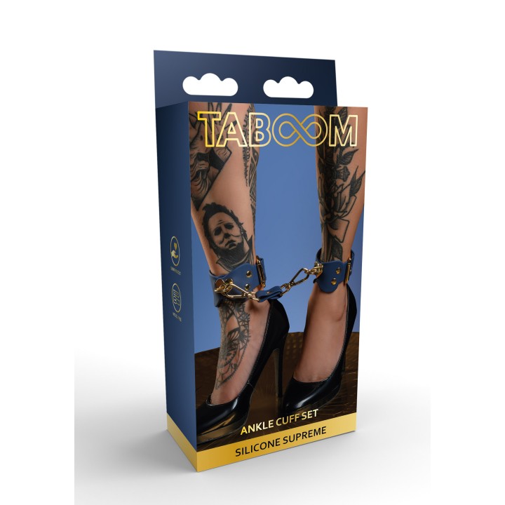 Taboom: Silicone Ankle Cuff Set / silikonowe mankiety