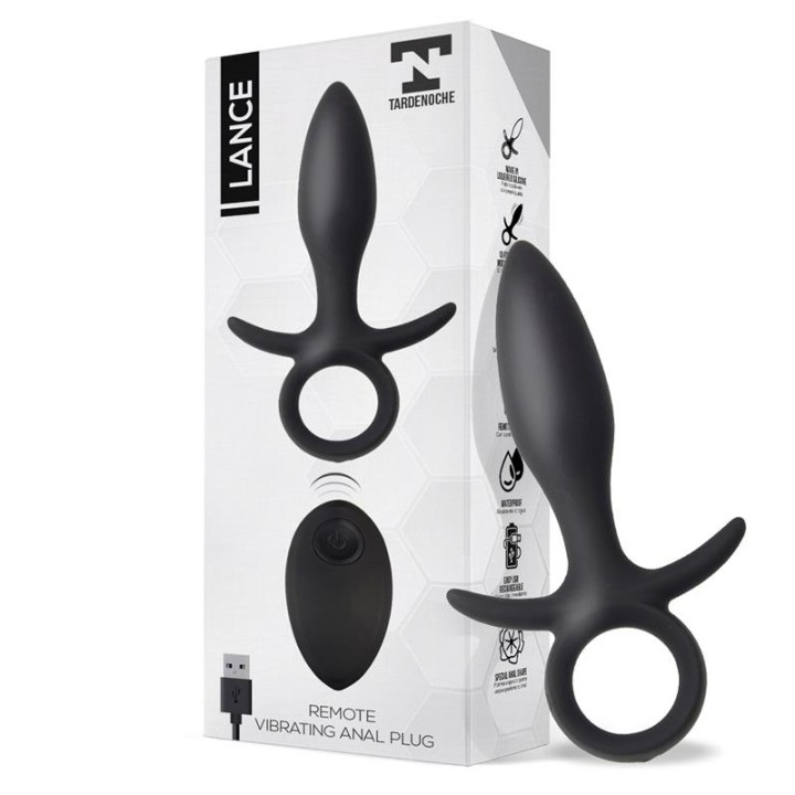 Korek analny Lance Anal Plug, ładowanie USB, TARDENOCHE