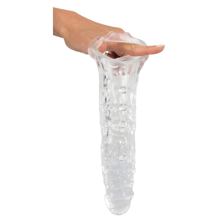 Nakładka na penisa „Clear Penis Sleeve” — Crystal