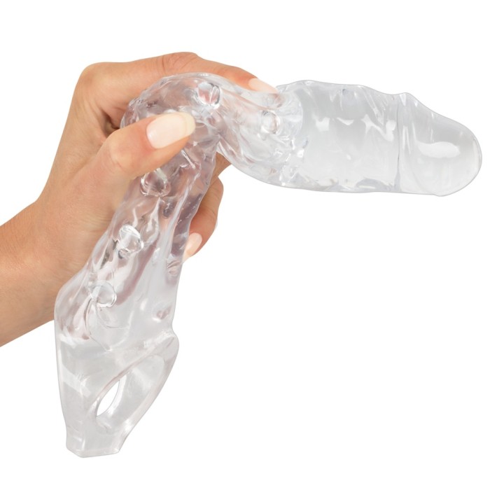 Nakładka na penisa „Clear Penis Sleeve” — Crystal
