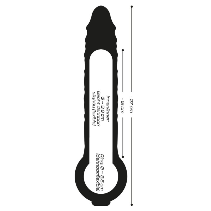 Nakładka na penisa „Clear Penis Sleeve” — Crystal
