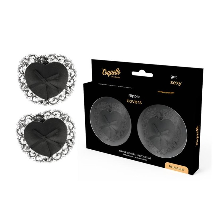 COQUETTE: Chic Desire Covers Lace Black / czarny
