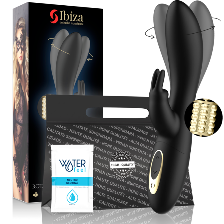 Pearled Rotator / wibrator króliczek, bez ftalanów — IBIZA