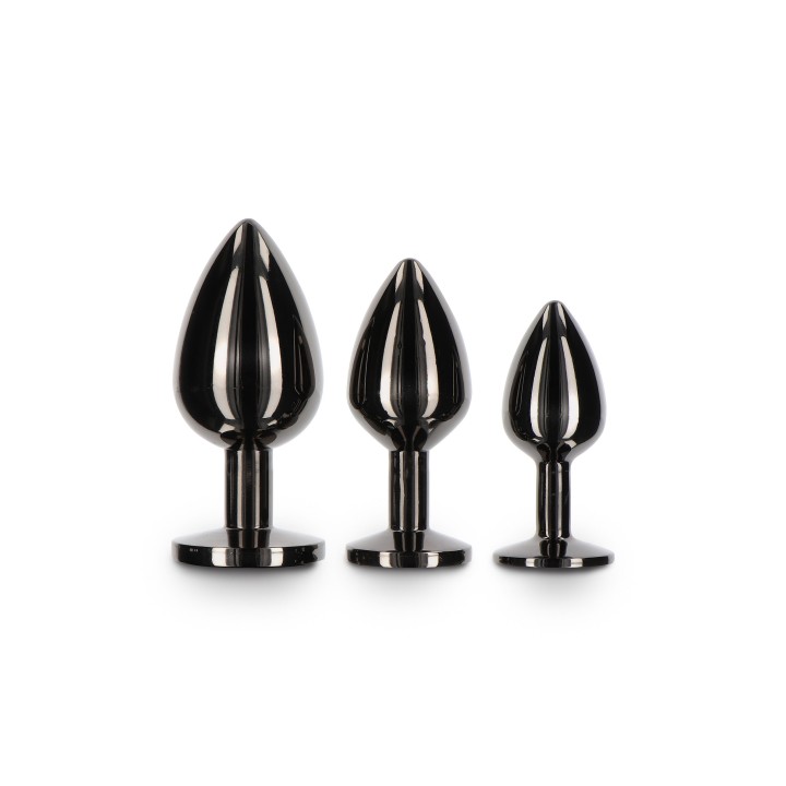 Korek analny Butt Plug With Diamond Jewel M — aluminium | Taboom