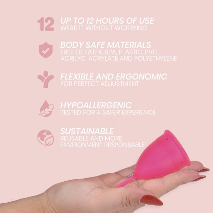 Kubeczek Menstrual Cup S, silikon medyczny | INTIMICHIC