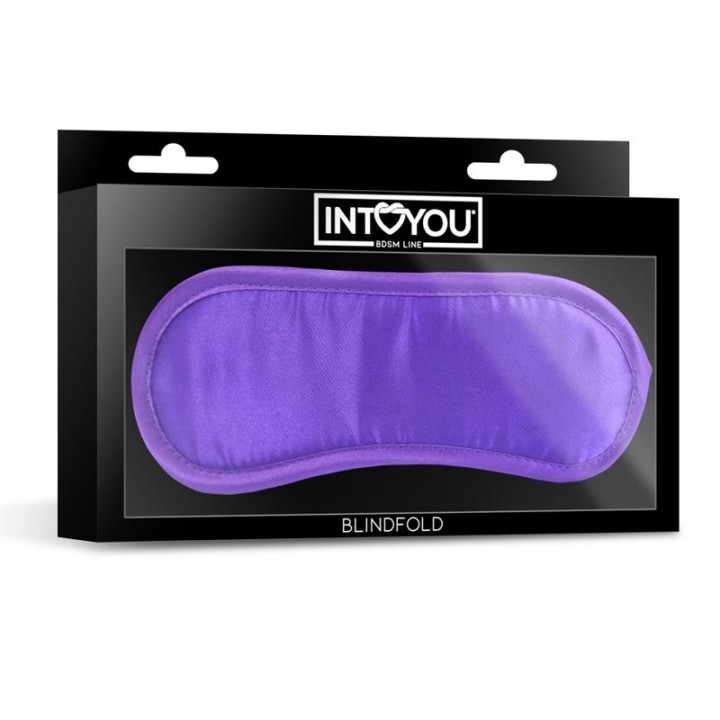 Opaska na oczy bdsm Satin Blindfold Purple, INTOYOU BDSM LINE