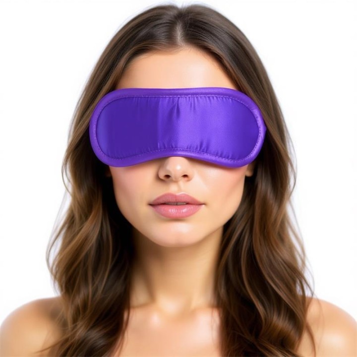 Opaska na oczy bdsm Satin Blindfold Purple, INTOYOU BDSM LINE