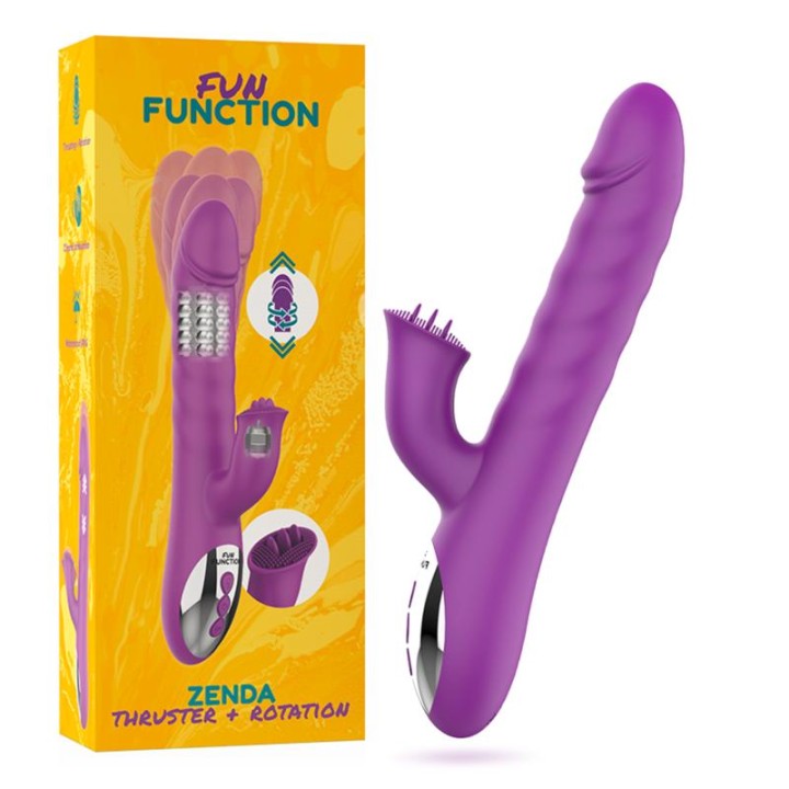 Zenda marki FUN FUNCTION: wibrator z cechą silikon