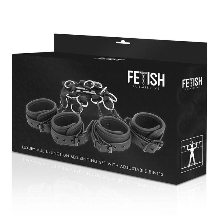 Zestaw do krępowania bdsm Luxury Bed Ties marki FETISH SUBMISSIVE