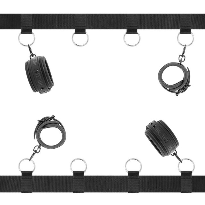 Zestaw do krępowania bdsm Luxury Bed Ties marki FETISH SUBMISSIVE