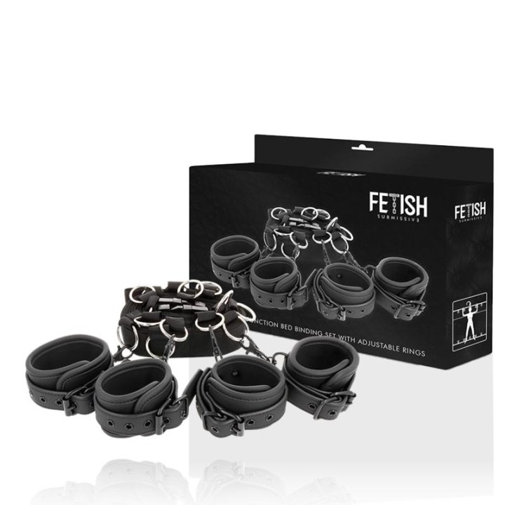 Zestaw do krępowania bdsm Luxury Bed Ties marki FETISH SUBMISSIVE