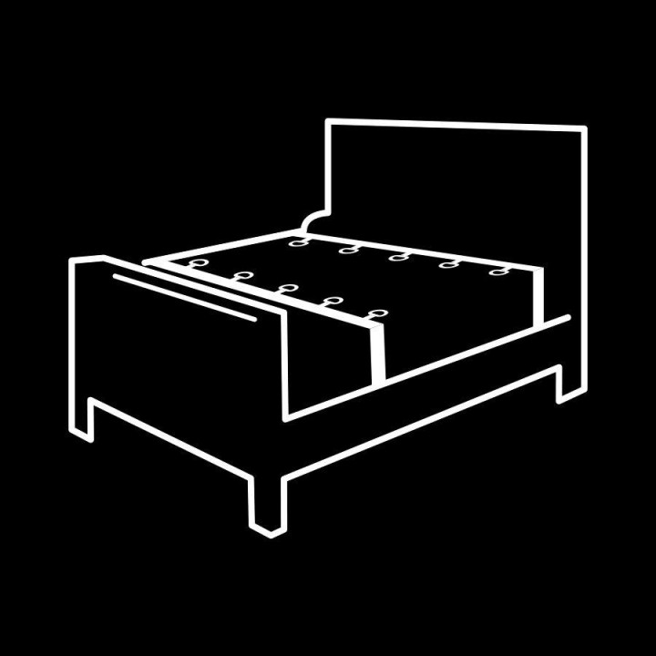 Zestaw do krępowania bdsm Luxury Bed Ties marki FETISH SUBMISSIVE