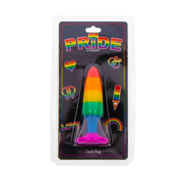 Pride Twink Plug Medium — korek analny, ToyJoy