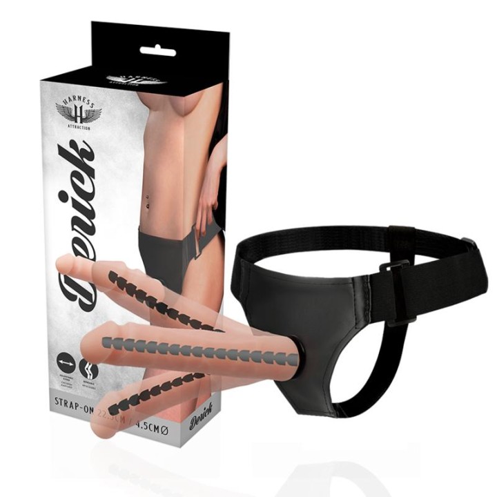 HARNESS ATTRACTION Derick: długość 22,5 cm — uprząż strap-on
