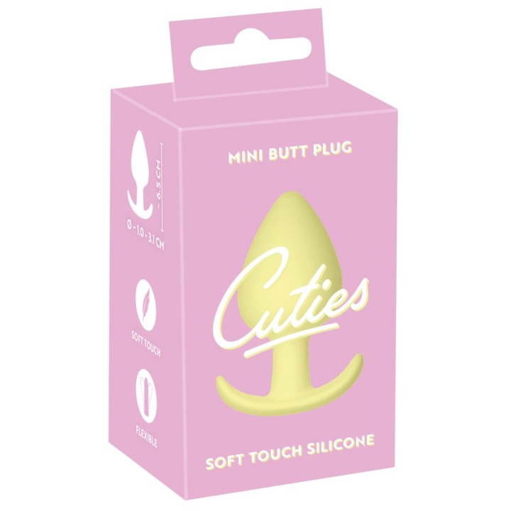 Plugs Yellow | korek analny | waga 27 g | Cuties