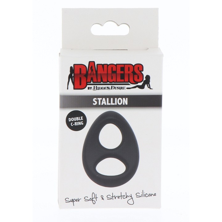 Stallion C-Ring — silikonowy pierścień erekcyjny Hidden Desire