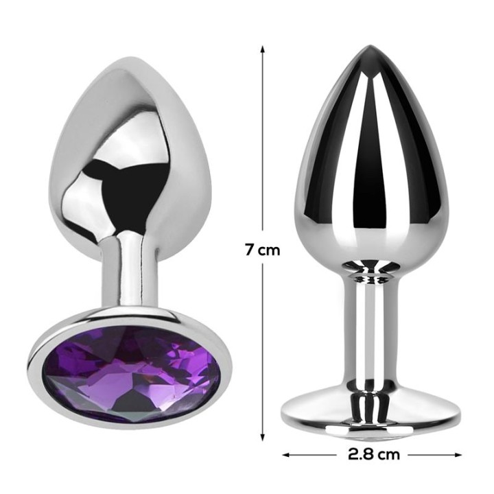 Korek analny Amethyst Butt Plug S, rozmiar S, AFTERDARK