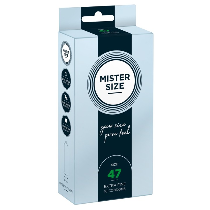 Mister Size 47mm pack of 10 | prezerwatywy 10 sztuk