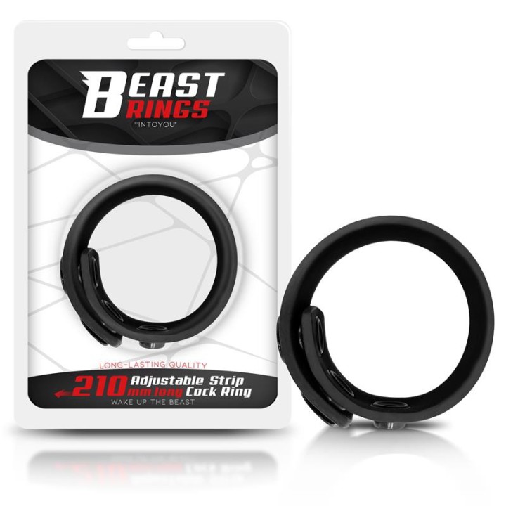 Cock ring Solid Silicone Adjustable Strip – BEAST RINGS