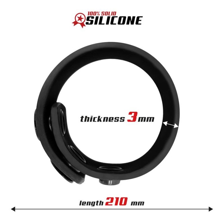 Cock ring Solid Silicone Adjustable Strip – BEAST RINGS