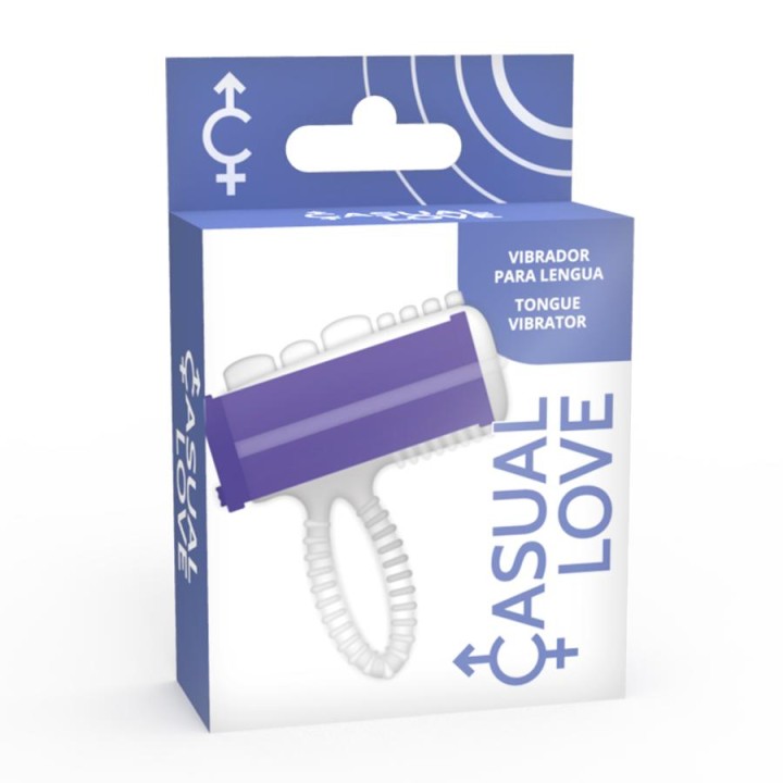 CASUAL LOVE Ring Tongue: wymienna bateria — pierścień wibrujący