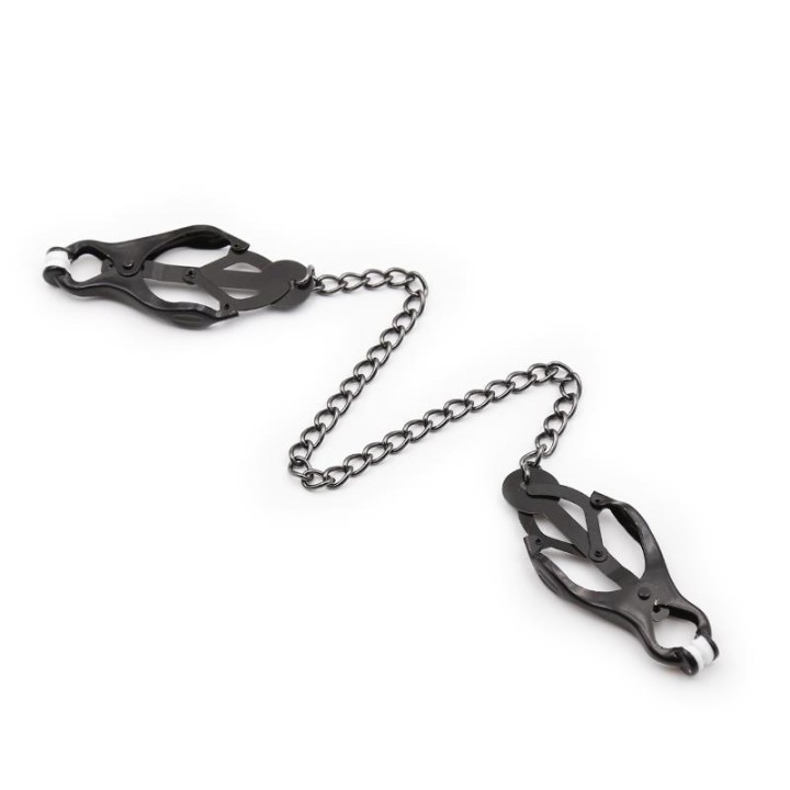 Japanese Nipple Clamps z łańcuszkiem – LATETOBED BDSM LINE