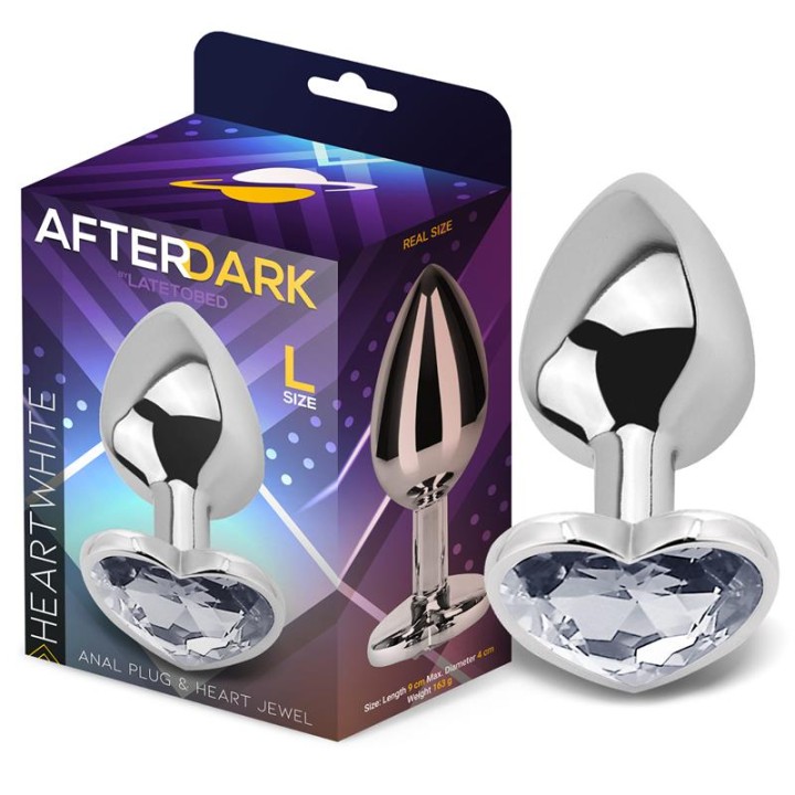 Heart Shaped Butt Plug Talla L: korek analny, AFTERDARK