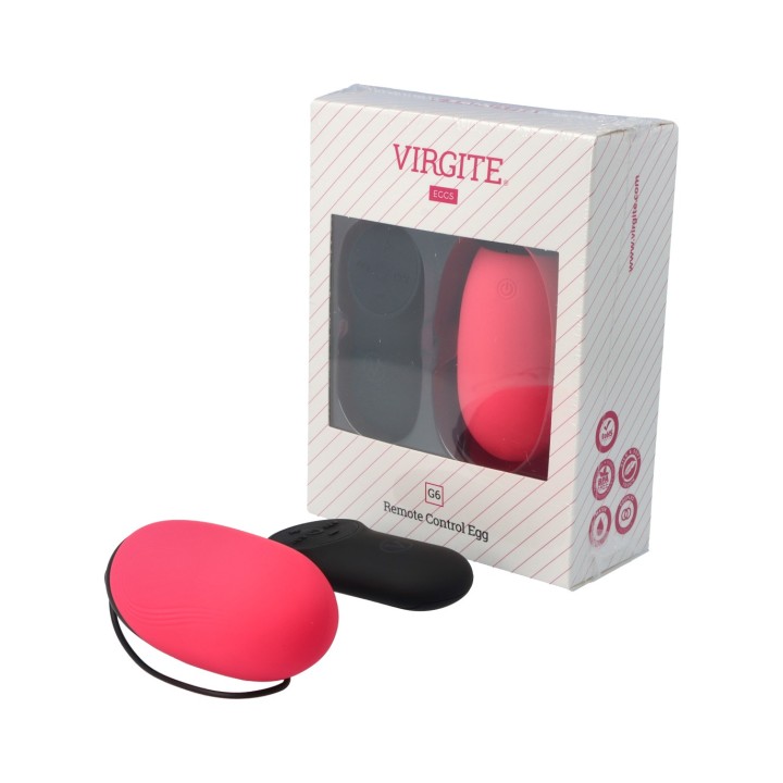 G6 Rechargeable Vibrating Egg różowy – silikon, Virgite