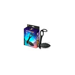 Aksten Vibrating Anal Plug with Penis Ring
